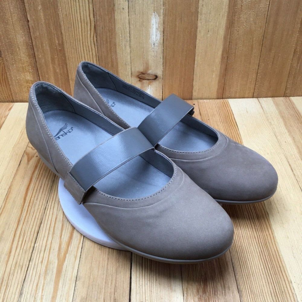 Dansko Shoes Women Size 11 US EU 41 Gray taupe Mary Jane 1610 - Picture 2 of 13